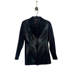 Danier Black Leather Jacket
